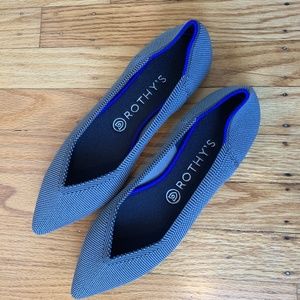 Rothy's The Point in Cloud Grey Birdseye